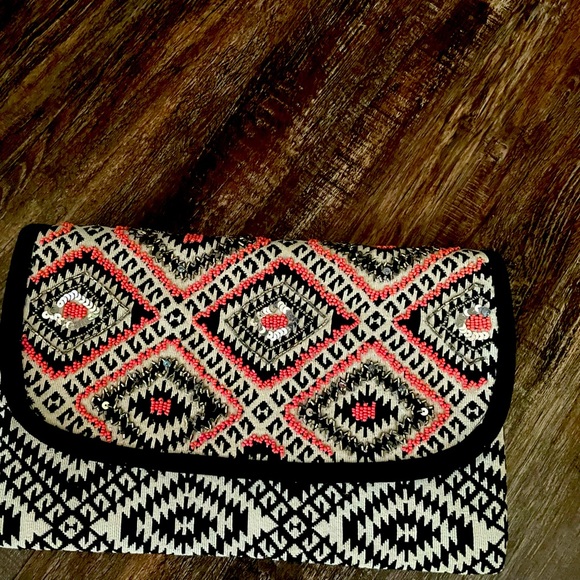 Aztec sequence vintage clutch - Picture 1 of 4